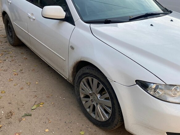 2003 Mazda 6 I (GG), белый, 350000 рублей - вид 7