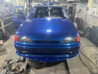 2007 Lada (ВАЗ) 2114, синий, 250000 рублей, вид 1