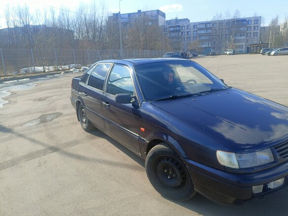 1993 Volkswagen Passat B4, синий, 160000 рублей - вид 2