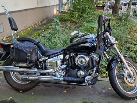 2007 Yamaha XVS400 Drag Star, чёрный, 380000 рублей, вид 1