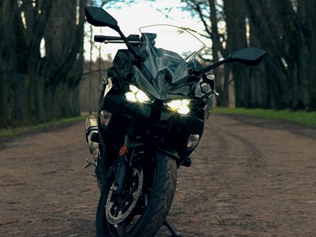2024 Kawasaki Ninja 500, чёрный, 600000 рублей, вид 4