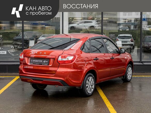 2021 Lada (ВАЗ) Granta I Рестайлинг, красный, 535600 рублей - вид 2