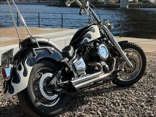 2006 Yamaha XVS1100, чёрный, 449000 рублей, вид 4