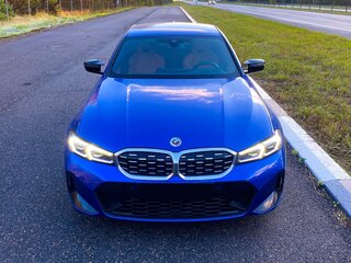 2022 BMW 3 серии M340d xDrive VII (G2x) Рестайлинг, синий, 7052000 рублей, вид 3