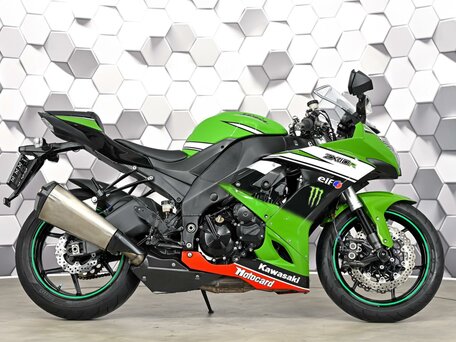 2008 Kawasaki ZX-10R Ninja, зелёный, 769000 рублей, вид 3