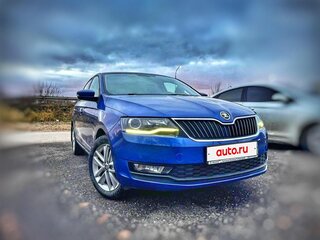 2019 Skoda Rapid I Рестайлинг, синий, 1600000 рублей, вид 4