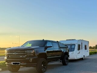 2016 Chevrolet Silverado Double Cab III (K2XX) Рестайлинг, чёрный, 5000000 рублей, вид 2