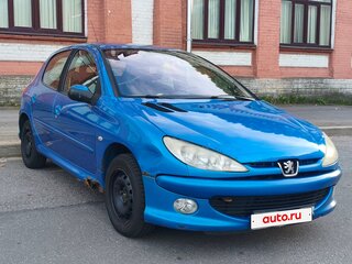 2006 Peugeot 206, синий, 170000 рублей, вид 1