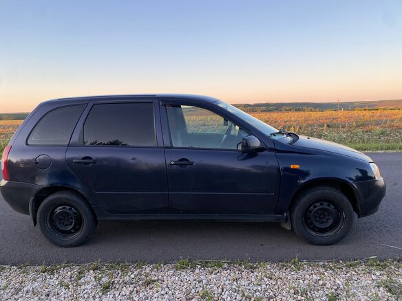 2008 Lada (ВАЗ) Kalina I, синий, 225000 рублей - вид 3