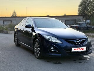 2012 Mazda 6 II (GH) Рестайлинг, синий, 950000 рублей, вид 2