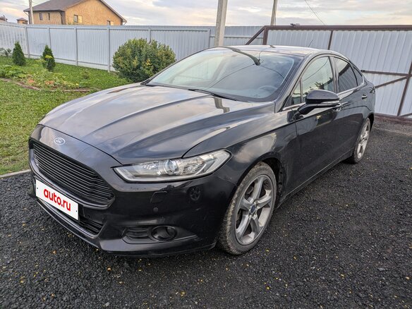 2013 Ford Fusion (North America) II, чёрный