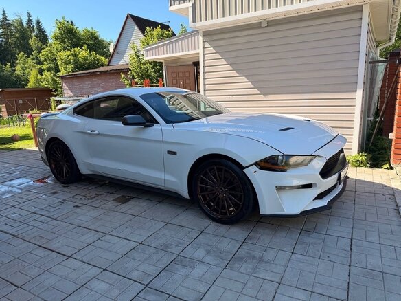 2019 Ford Mustang VI Рестайлинг, белый, 2800000 рублей - вид 4