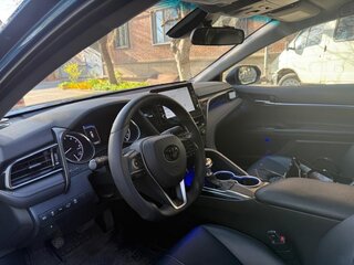 2019 Toyota Camry US Market VIII (XV70), синий, 2500000 рублей, вид 4