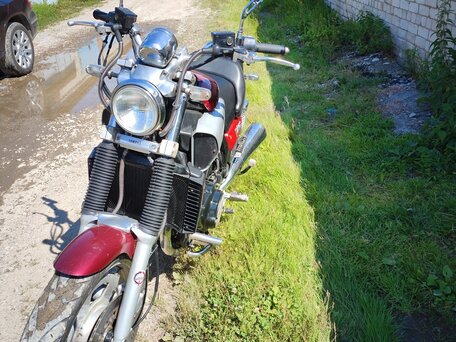 1989 Yamaha V-Max 1200, красный, 280000 рублей, вид 3
