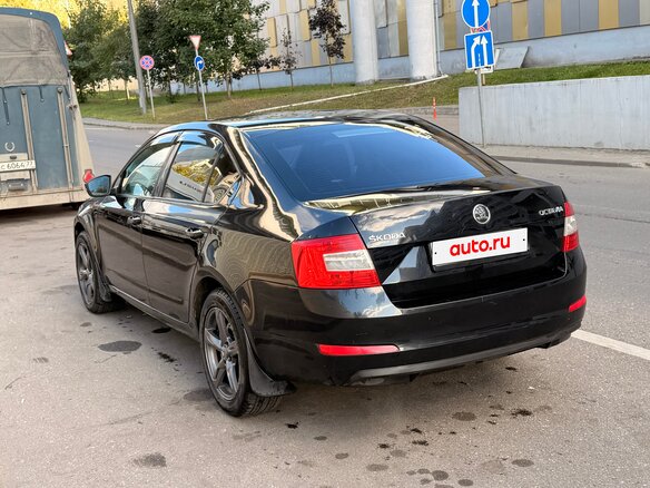 2014 Skoda Octavia III (A7), чёрный - вид 3