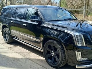 2018 Cadillac Escalade IV, чёрный, 3250000 рублей, вид 3