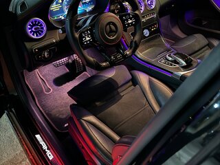 2018 Mercedes-Benz C-Класс AMG 43 AMG IV (W205) Рестайлинг, чёрный, 3900000 рублей, вид 4