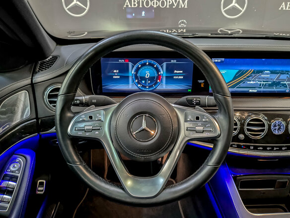 2019 Mercedes-Benz S-Класс 400 d VI (W222, C217) Рестайлинг, чёрный - вид 15