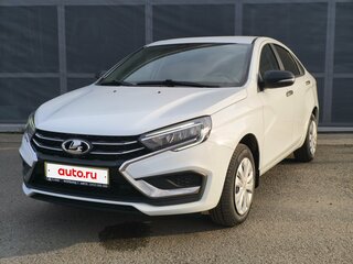 2023 Lada (ВАЗ) Vesta I Рестайлинг (NG), белый, 1250000 рублей, вид 3