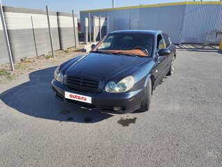 2006 Hyundai Sonata ТагАЗ IV (EF) Рестайлинг, чёрный, 620000 рублей, вид 2
