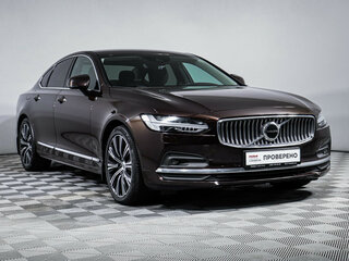 2021 Volvo S90 II Рестайлинг, коричневый, 3849000 рублей, вид 3