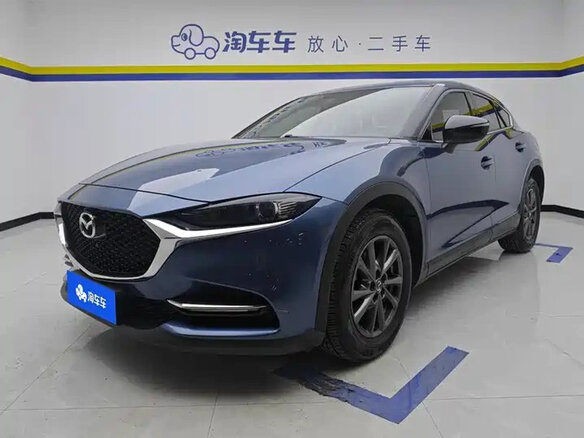 2021 Mazda CX-4 I Рестайлинг, синий - вид 1