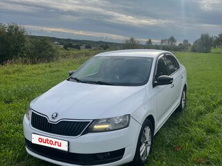 2017 Skoda Rapid I Рестайлинг, синий, 649999 рублей, вид 1