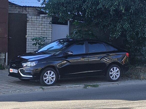 2021 Lada (ВАЗ) Vesta I, чёрный, 1300000 рублей - вид 5