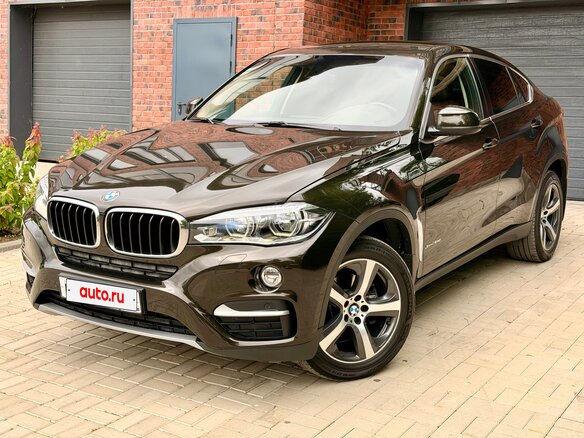 2015 BMW X6 30d II (F16), коричневый, 3850000 рублей