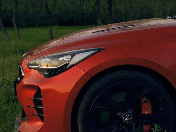 2020 Kia Stinger I, красный, 3350000 рублей - вид 5