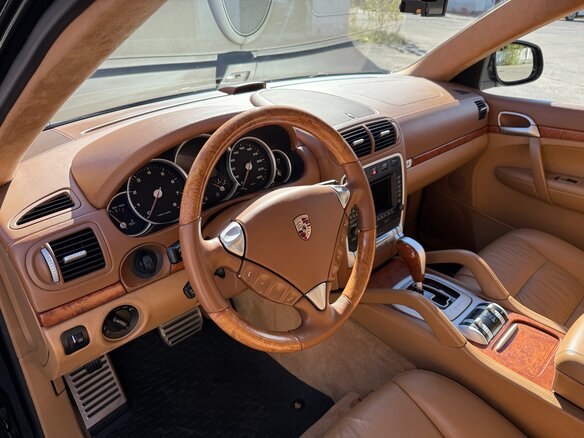 2006 Porsche Cayenne Turbo S I (955), зелёный, 1600000 рублей - вид 13