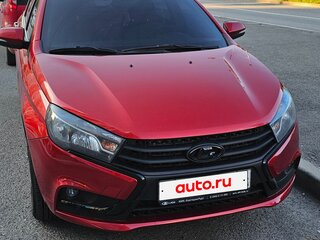 2019 Lada (ВАЗ) Vesta SW I, красный, 830000 рублей, вид 4