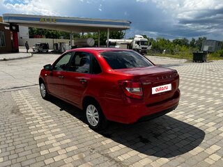 2019 Lada (ВАЗ) Granta I Рестайлинг, красный, 489000 рублей, вид 4