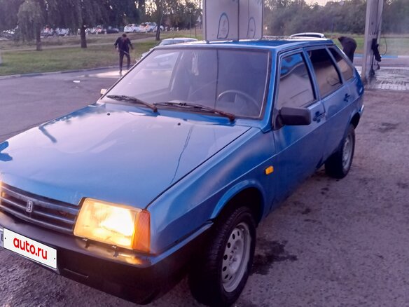 1999 Lada (ВАЗ) 2109, синий - вид 1