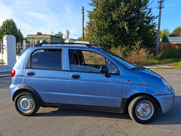 2008 Daewoo Matiz I Рестайлинг, синий, 160000 рублей - вид 2