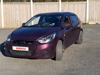 2012 Hyundai Solaris I, фиолетовый, 680000 рублей, вид 2