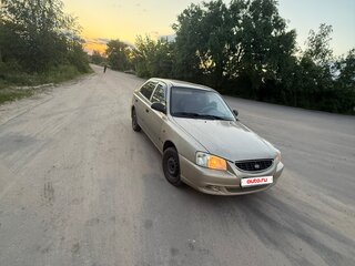 2004 Hyundai Accent ТагАЗ II, серебристый, 255500 рублей, вид 1