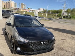2021 Hyundai Solaris II Рестайлинг, чёрный, 1749000 рублей, вид 2