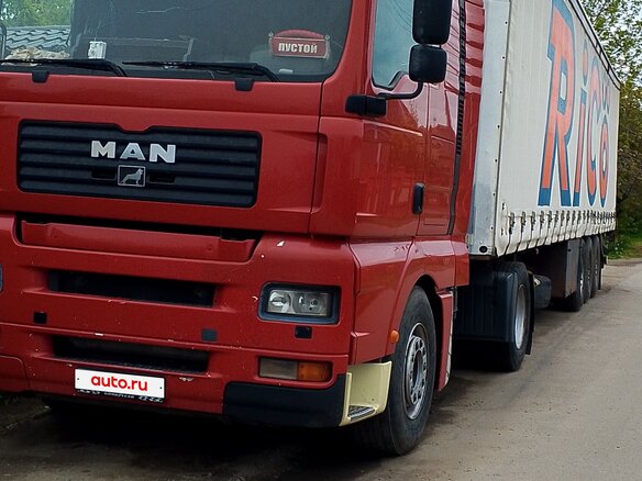 2003 MAN TGA, красный, 1450000 рублей - вид 4