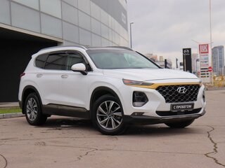 2020 Hyundai Santa Fe IV, белый, 2600000 рублей, вид 3
