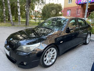2007 BMW 5 серии 520d V (E60/E61) Рестайлинг, чёрный, 1980000 рублей, вид 4