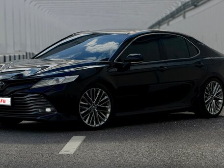 2019 Toyota Camry VIII (XV70), чёрный, 3250000 рублей, вид 4