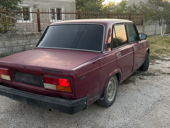 2003 Lada (ВАЗ) 2107, красный - вид 3
