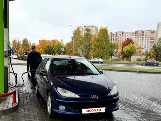 2007 Peugeot 206, синий, 300000 рублей, вид 1