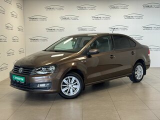 2016 Volkswagen Polo V Рестайлинг, коричневый, 1050000 рублей, вид 1