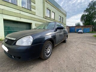 2007 Lada (ВАЗ) Priora I, чёрный, 175000 рублей, вид 1