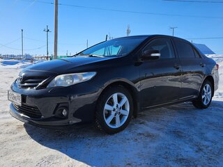 2010 Toyota Corolla X (E140, E150) Рестайлинг, чёрный, 910000 рублей, вид 1