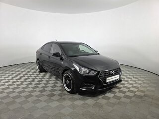 2018 Hyundai Solaris II, чёрный, 1180000 рублей, вид 3