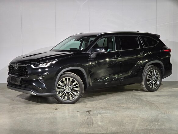 2026 Toyota Highlander IV (XU70), чёрный - вид 16
