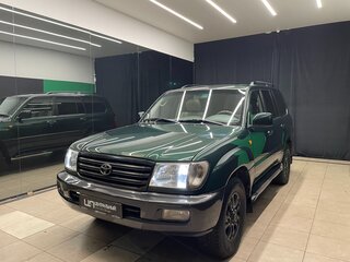 2004 Toyota Land Cruiser 100 Series Рестайлинг 1, зелёный, 1550000 рублей, вид 3